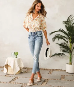 KanCan Signature Mid-Rise Ankle Skinny Jean Teagan Outlet