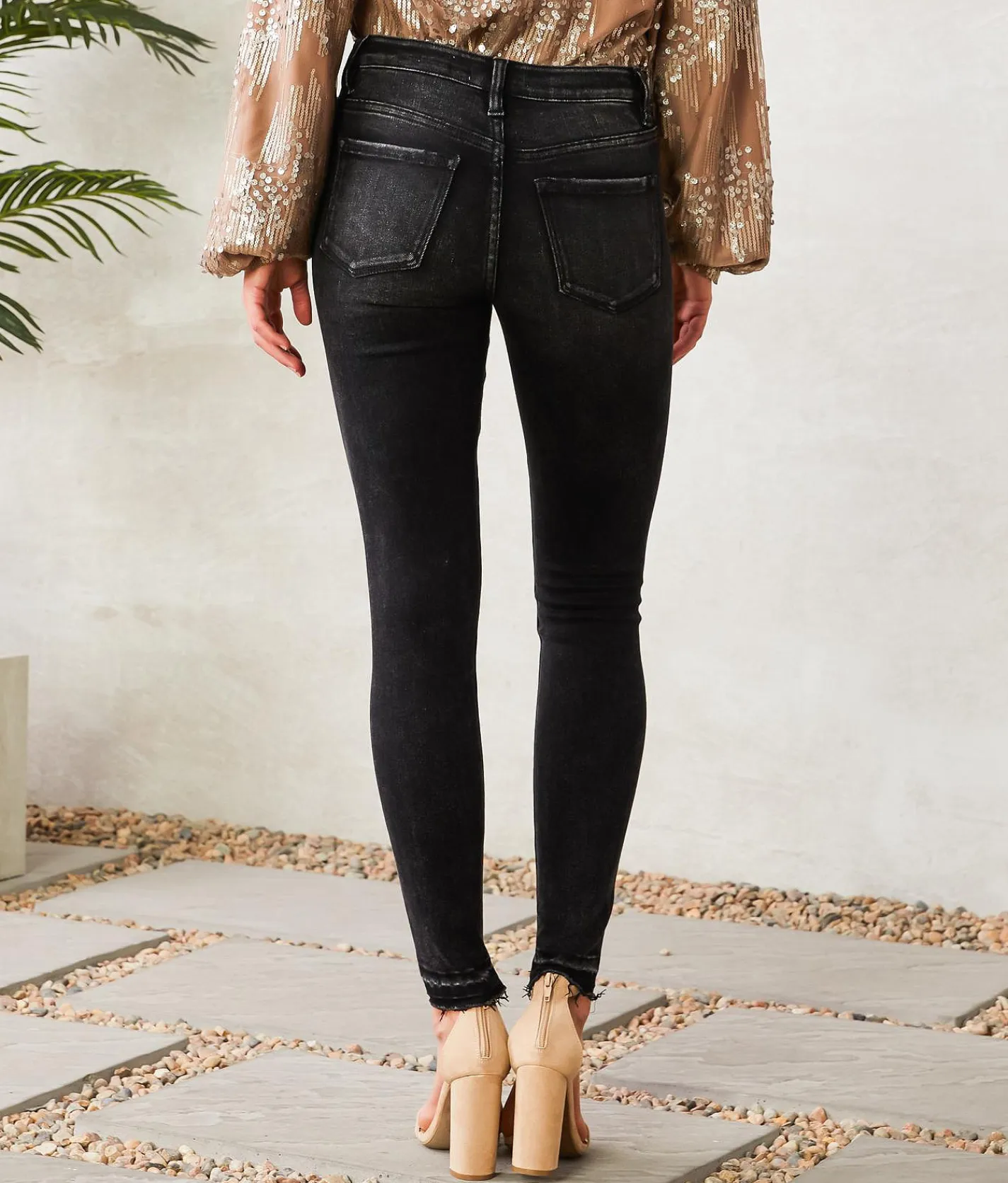 KanCan Signature Mid-Rise Ankle Skinny Jean Kimberly Best