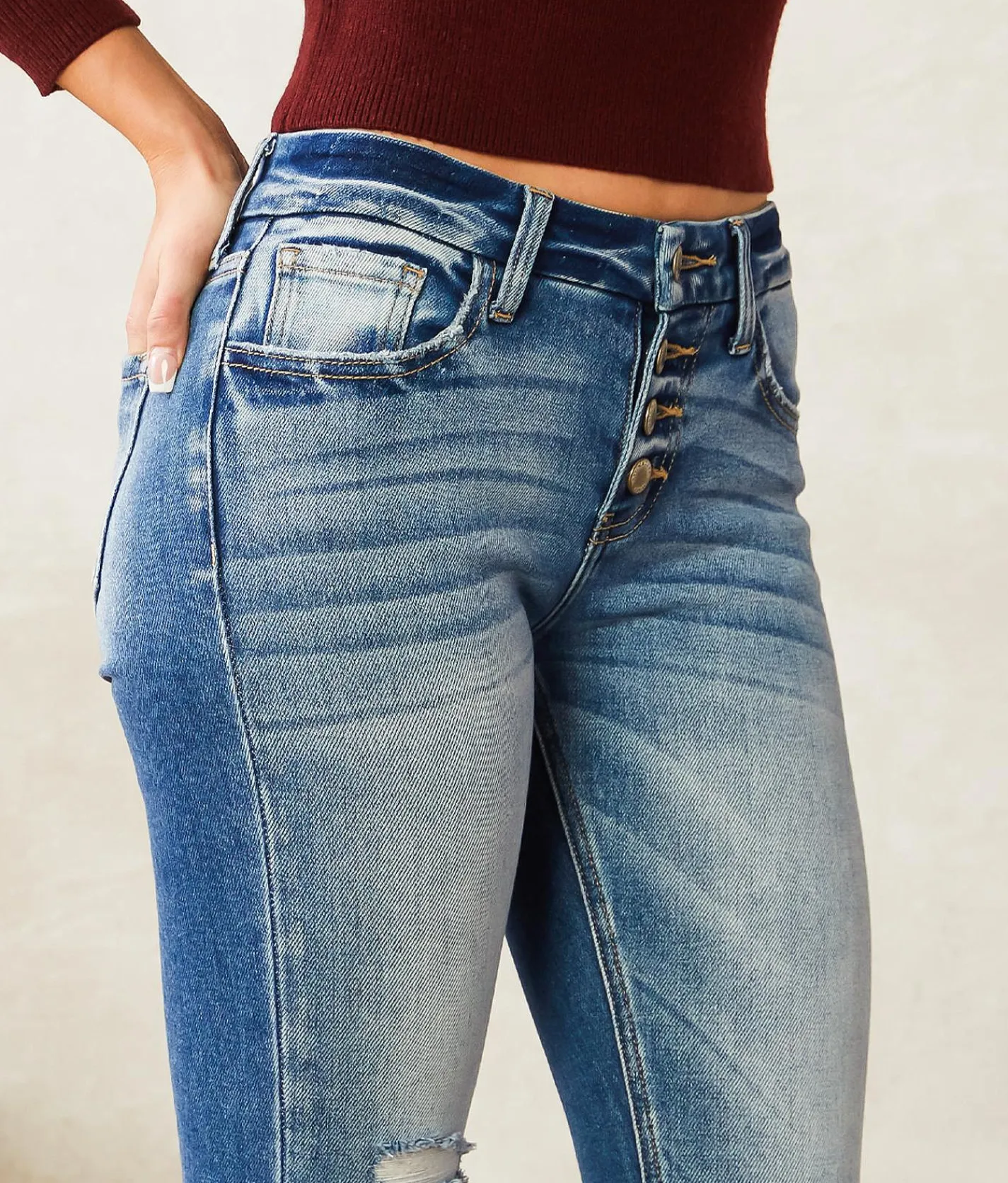 Jeans|Bottoms | KanCan Signature Mid-Rise Ankle Skinny Jean Sophia