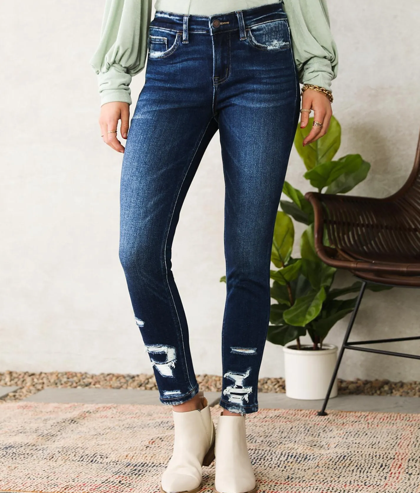 Jeans|Bottoms | Bridge by GLY Mid-Rise Ankle Skinny Jean Friday Mood