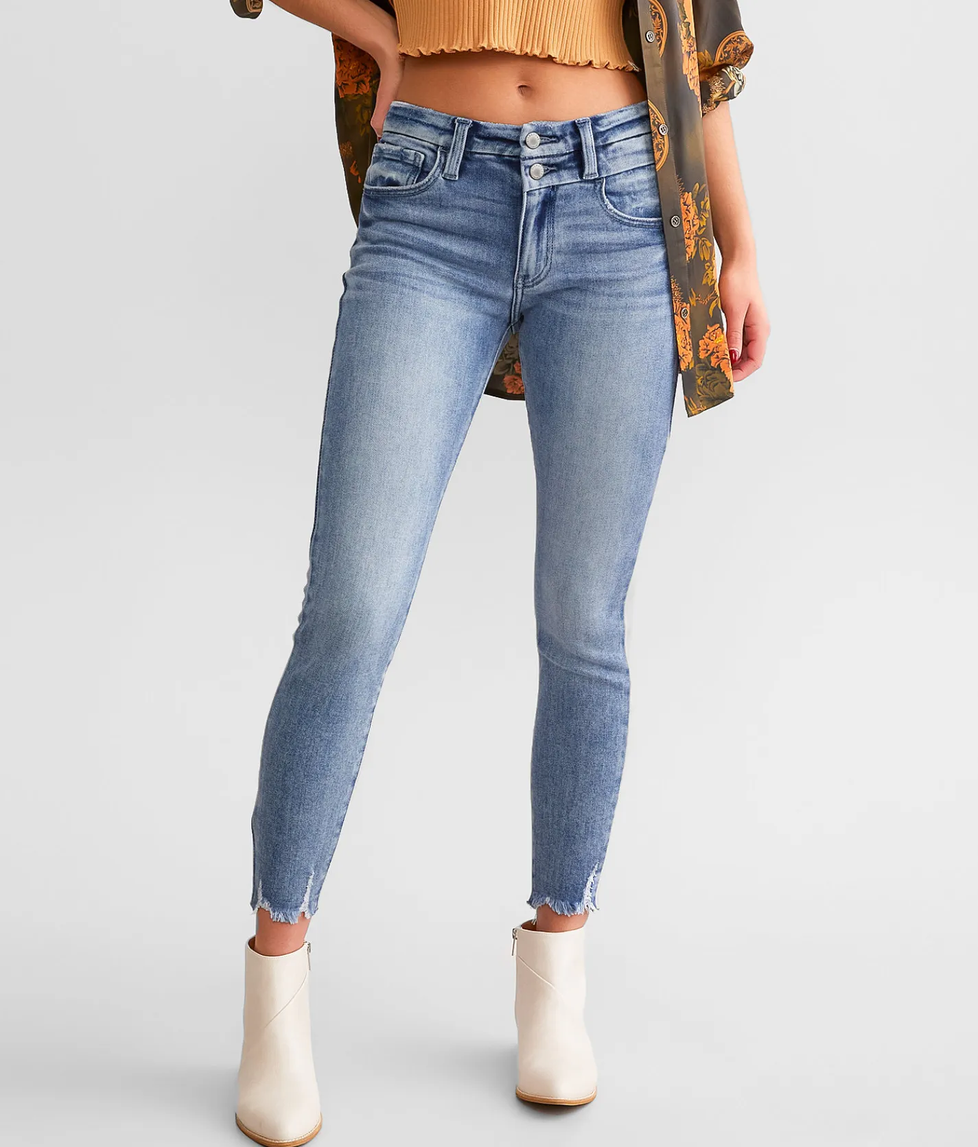 KanCan Signature Mid-Rise Ankle Skinny Stretch Jean Mia Discount