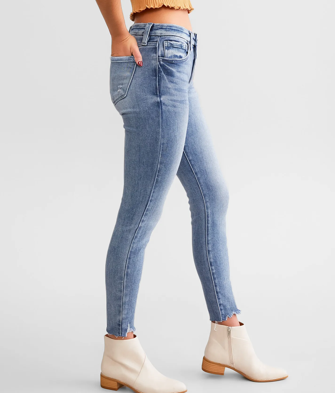 KanCan Signature Mid-Rise Ankle Skinny Stretch Jean Mia Discount