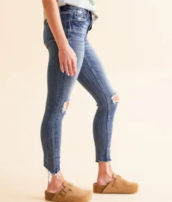 Jeans|Bottoms | Flying Monkey Mid-Rise Ankle Skinny Stretch Jean Midnight Blue