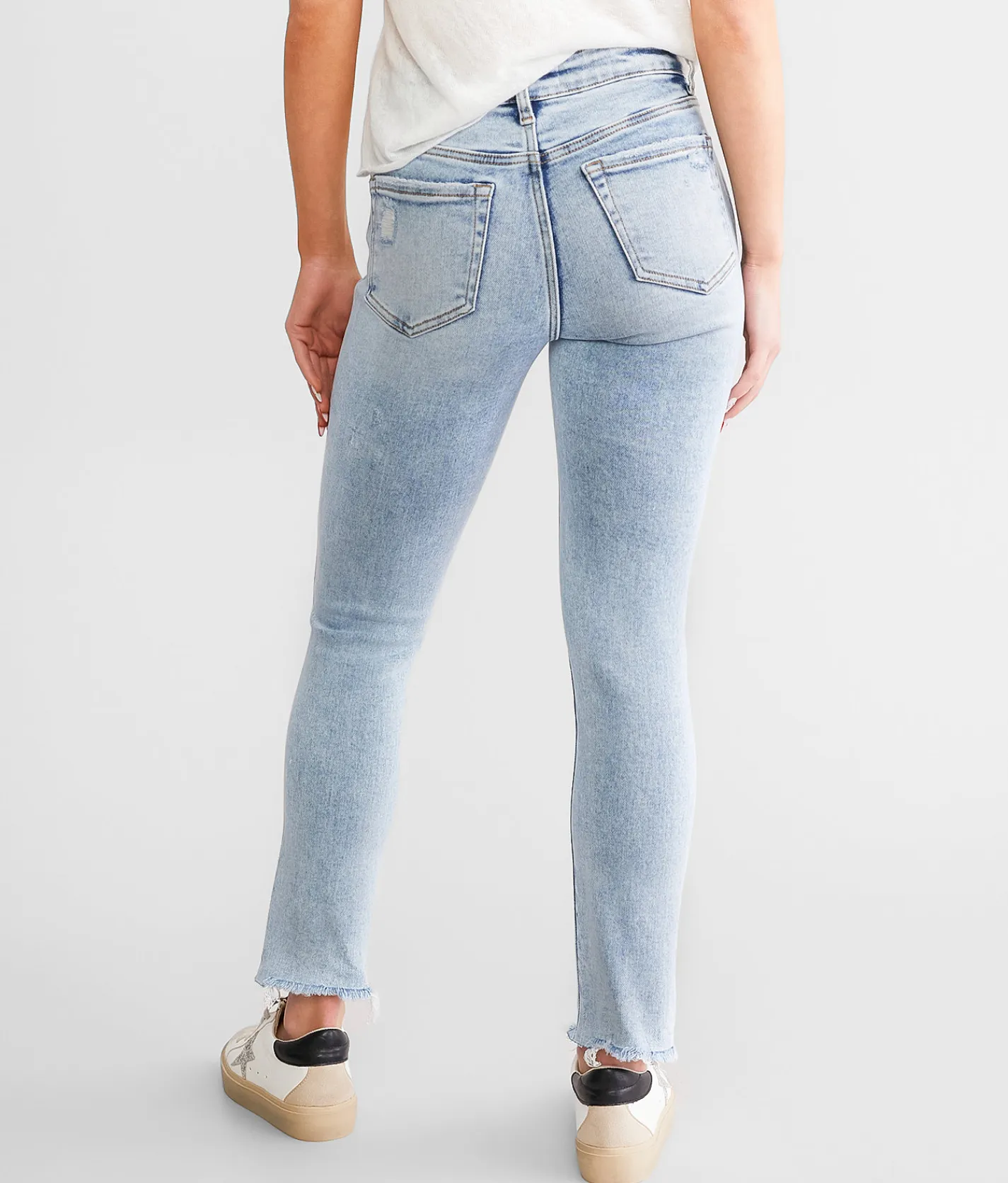 Flying Monkey Mid-Rise Ankle Skinny Stretch Jean Uphold Clearance