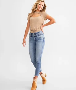 Flying Monkey Mid-Rise Ankle Skinny Stretch Jean Outstrip Hot