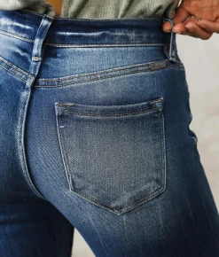 KanCan Signature Mid-Rise Ankle Straight Jean Nadia Hot