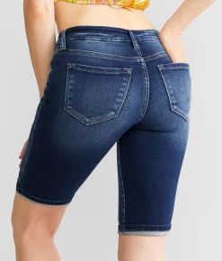 Bottoms|Shorts | KanCan Signature Mid-Rise Bermuda Stretch Short Carissa