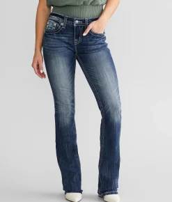 Miss Me Mid-Rise Boot Stretch Jean M803 Clearance
