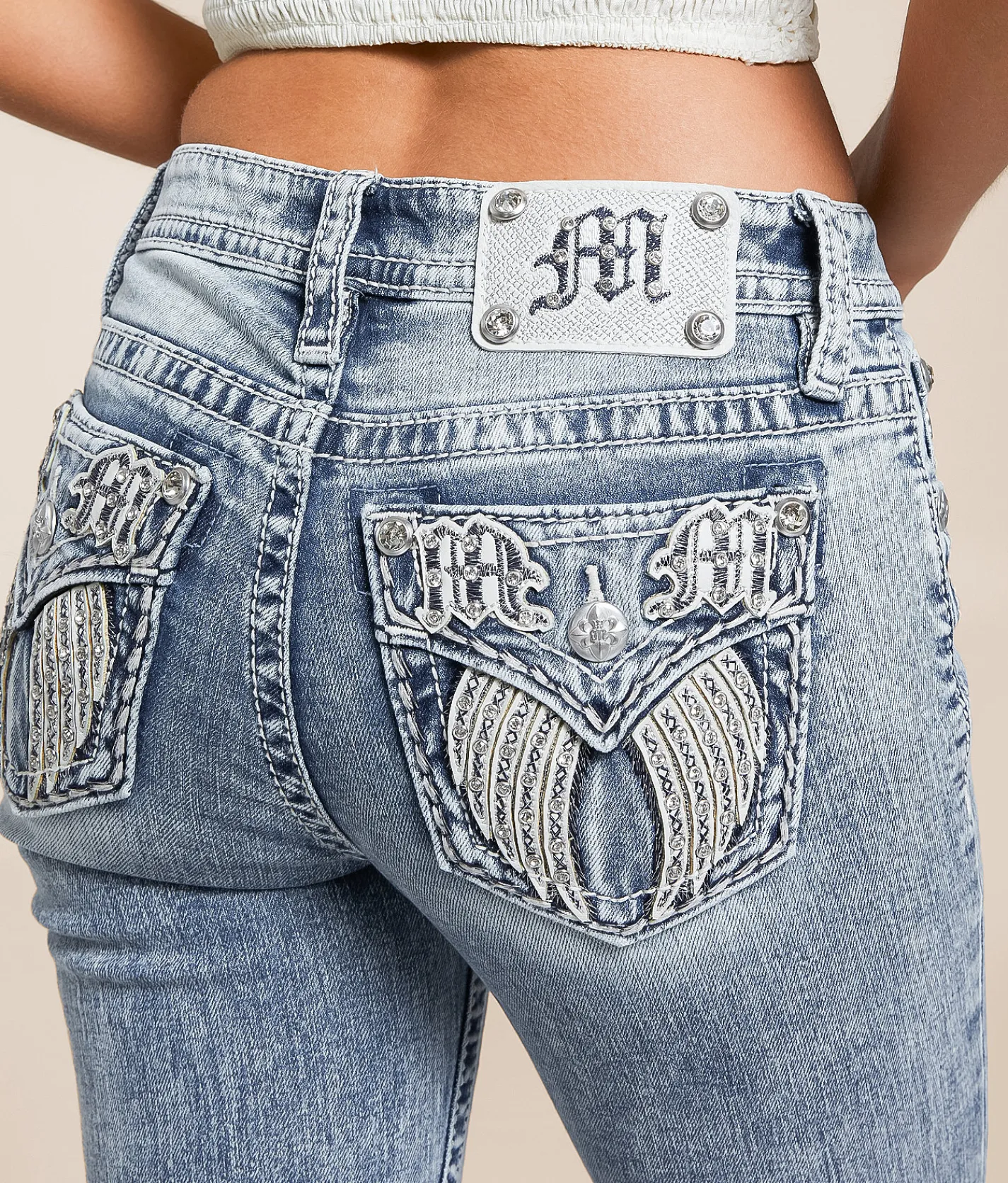 Miss Me Mid-Rise Boot Stretch Jean L326