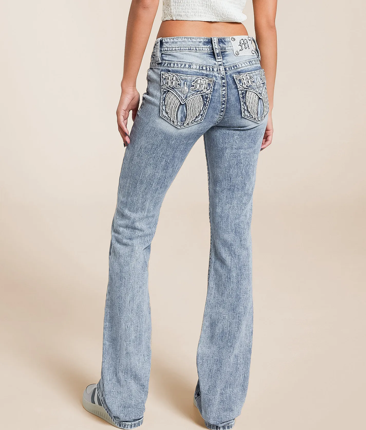 Miss Me Mid-Rise Boot Stretch Jean L326