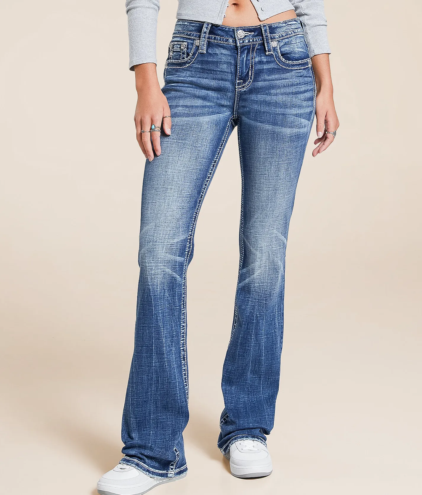 Jeans|Bottoms | Miss Me Mid-Rise Boot Stretch Jean K1201D
