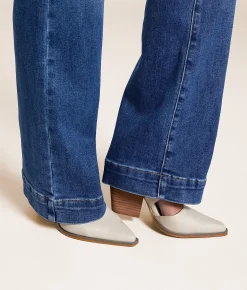 Risen Mid-Rise Boot Stretch Jean Dark Outlet