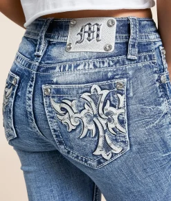 Jeans|Bottoms | Miss Me Mid-Rise Boot Stretch Jean M383