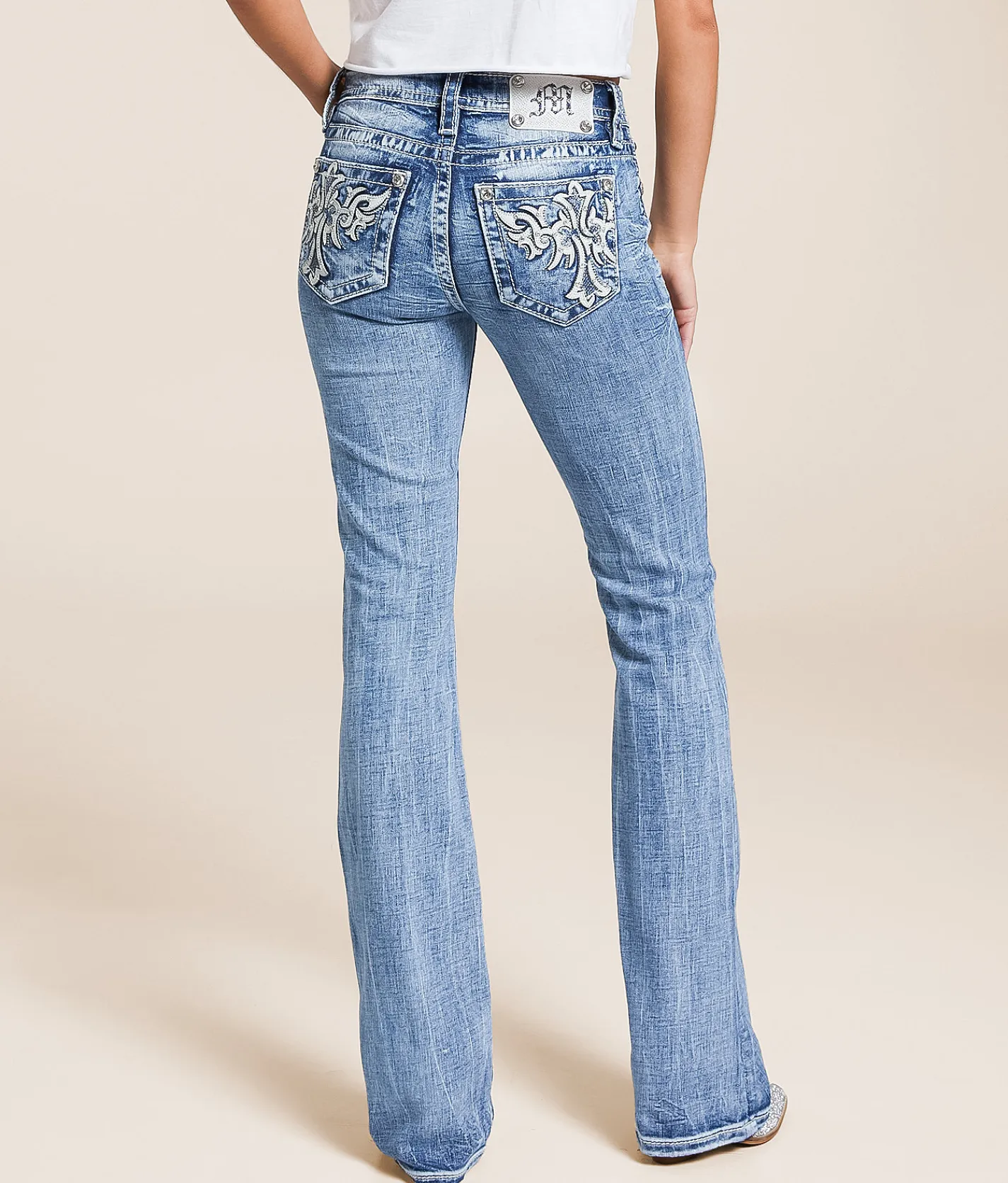 Jeans|Bottoms | Miss Me Mid-Rise Boot Stretch Jean M383
