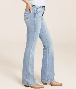 Risen Mid-Rise Boot Stretch Jean Light New