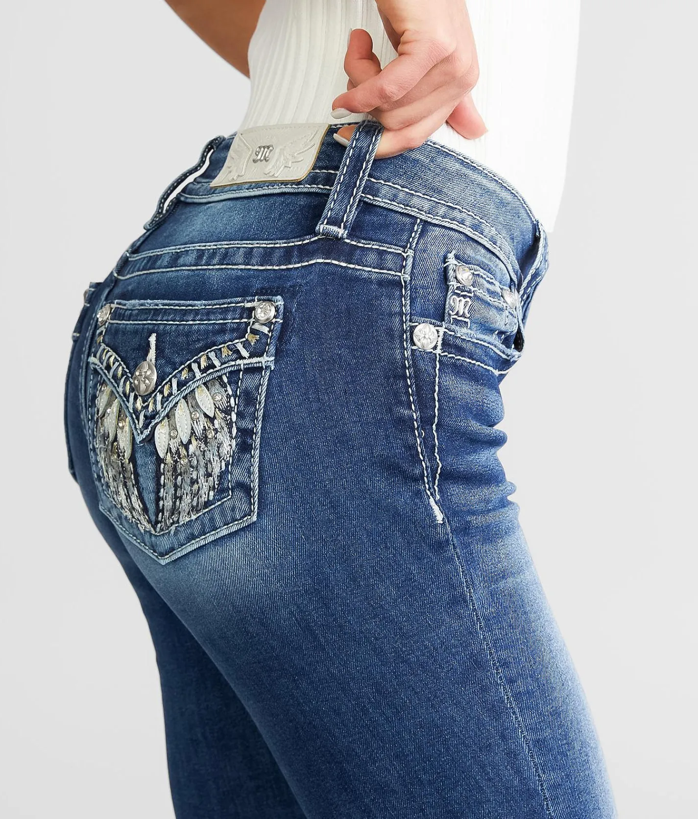 Jeans|Bottoms | Miss Me Mid-Rise Boot Stretch Jean M820