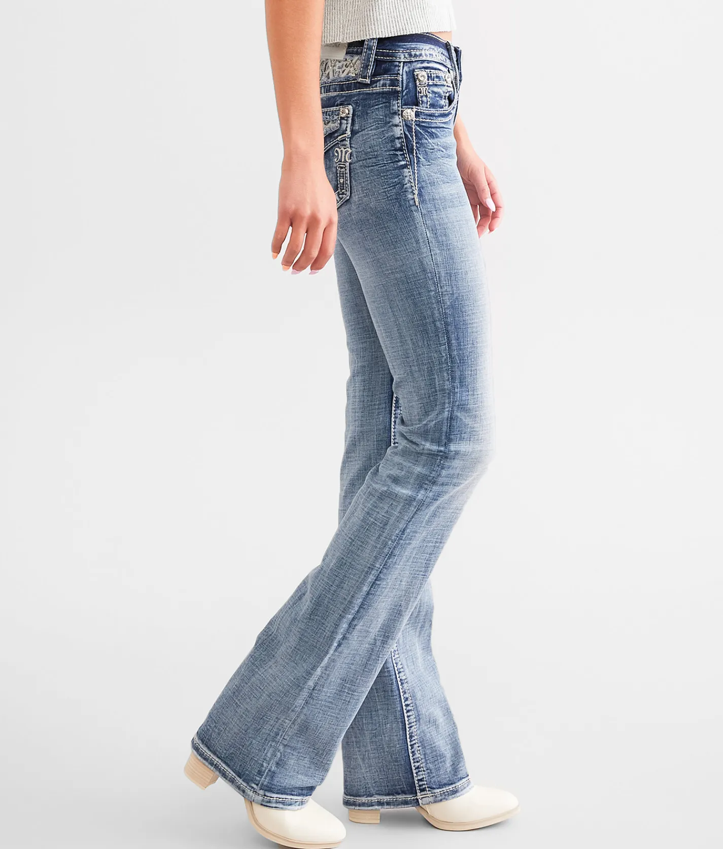 Jeans|Bottoms | Miss Me Mid-Rise Boot Stretch Jean L268