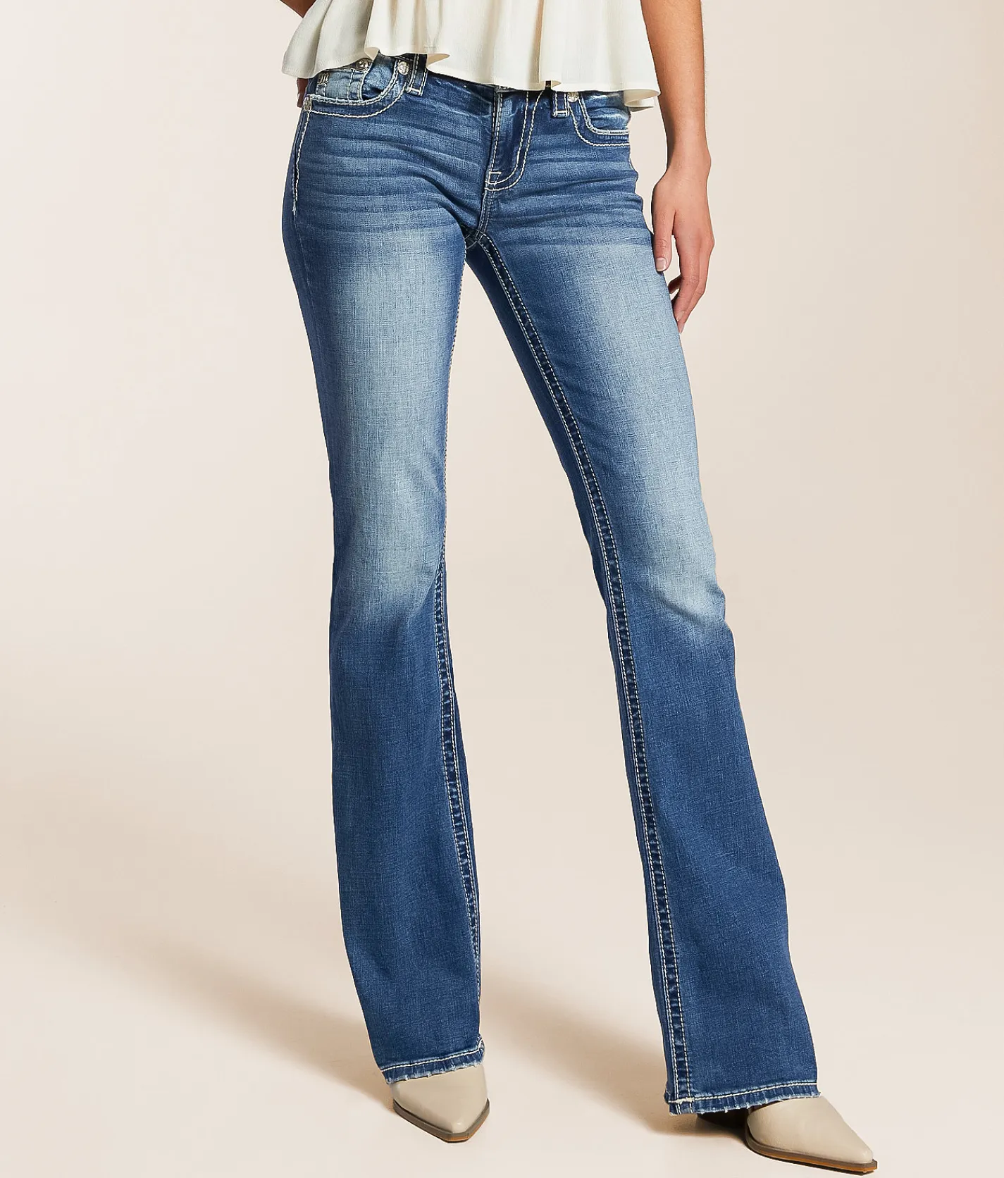 Miss Me Mid-Rise Boot Stretch Jean M948 Discount
