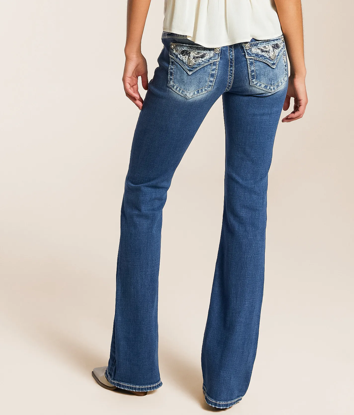 Miss Me Mid-Rise Boot Stretch Jean M948 Discount