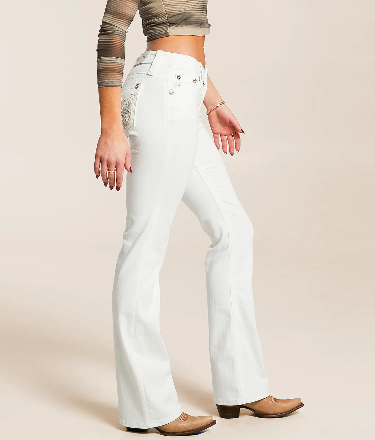 Jeans|Bottoms | Miss Me Mid-Rise Boot Stretch Jean W01