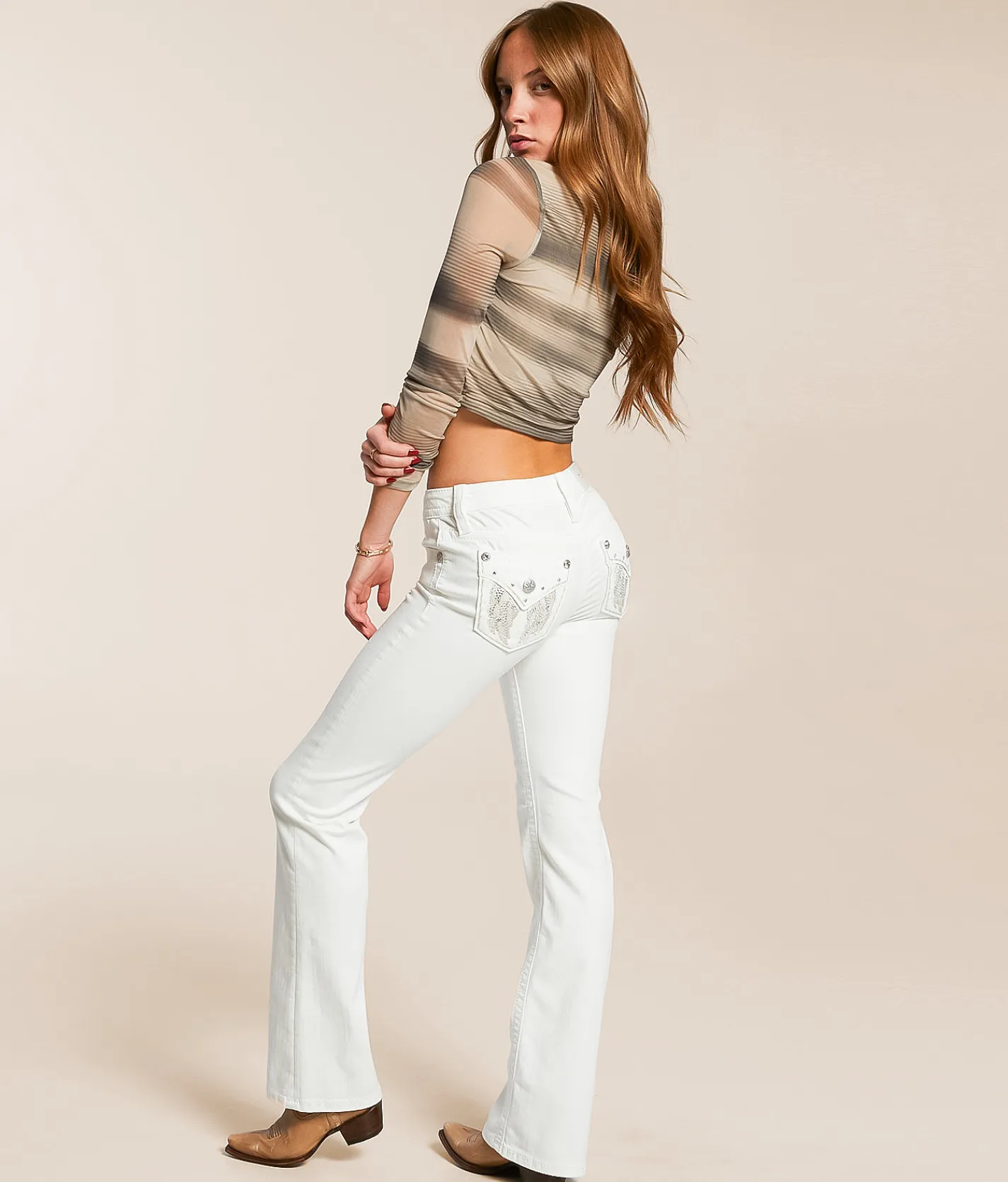 Jeans|Bottoms | Miss Me Mid-Rise Boot Stretch Jean W01