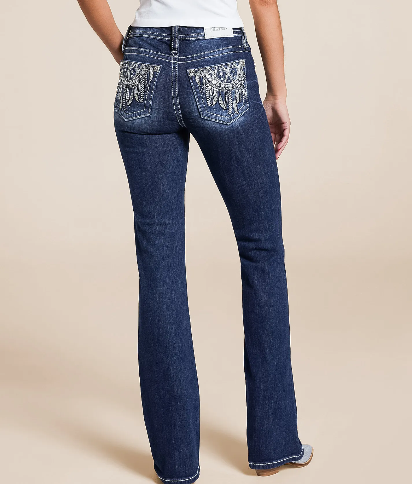 Jeans|Bottoms | Miss Me Mid-Rise Boot Stretch Jean D1062