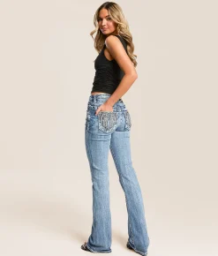 Miss Me Mid-Rise Boot Stretch Jean M383 Hot