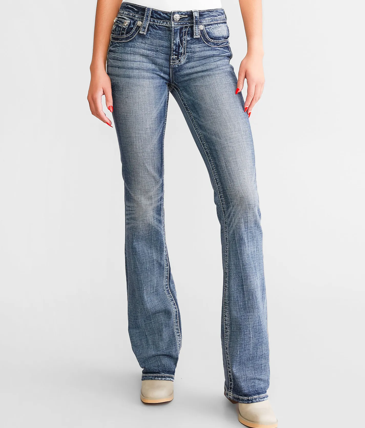 Jeans | Miss Me Mid-Rise Boot Stretch Jean M860