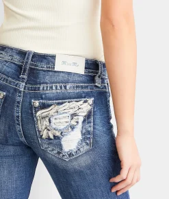 Miss Me Mid-Rise Boot Stretch Jean K1417 Clearance