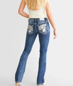 Miss Me Mid-Rise Boot Stretch Jean K1417 Clearance