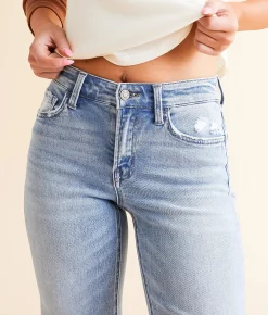 Flying Monkey Mid-Rise Classic Straight Stretch Jean Eccentric Best