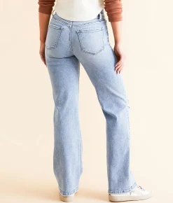 Flying Monkey Mid-Rise Classic Straight Stretch Jean Eccentric Best