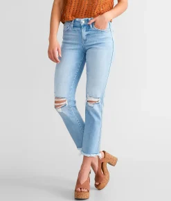 Jeans|Bottoms | Flying Monkey Mid-Rise Cropped Straight Stretch Jean Eminence