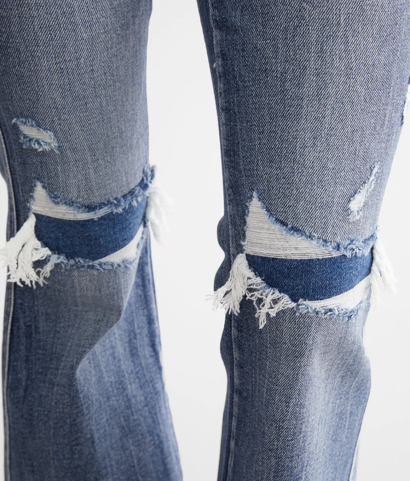 Bottoms | Flying Monkey Mid-Rise Flare Stretch Jean Pep