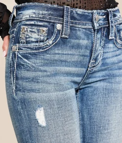 Jeans|Bottoms | Miss Me Mid-Rise Flare Stretch Jean M819C