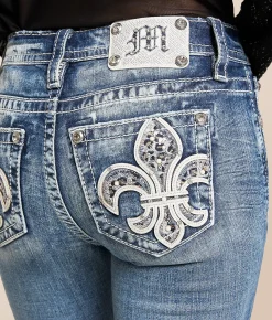 Jeans|Bottoms | Miss Me Mid-Rise Flare Stretch Jean M819C