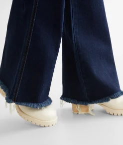 Jeans|Bottoms | Flying Monkey Mid-Rise Flare Stretch Jean Vail