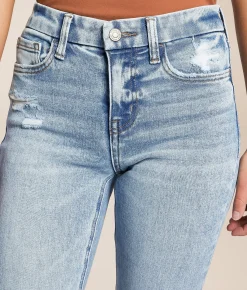 Flying Monkey Mid-Rise Flare Stretch Jean Valor Clearance