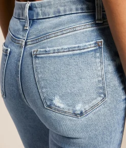 Flying Monkey Mid-Rise Flare Stretch Jean Valor Clearance