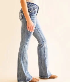 Miss Me Mid-Rise Flare Stretch Jean M819 Hot