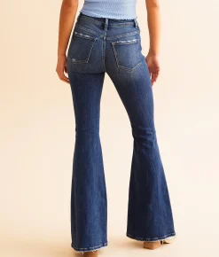 Flying Monkey Mid-Rise Flare Stretch Jean Invincible Sale