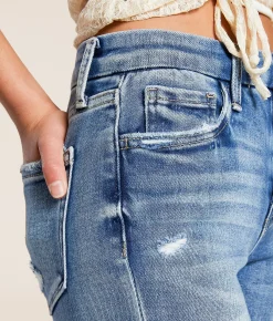 Flying Monkey Mid-Rise Flare Stretch Jean Satiate