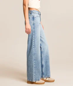 Jeans | Wrangler® Mid-Rise Loose Straight Stretch Jean Blissful