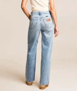 Jeans | Wrangler® Mid-Rise Loose Straight Stretch Jean Blissful