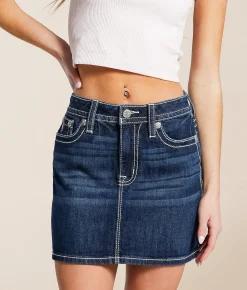 Bottoms | Miss Me Mid-Rise Mini Denim Stretch Skirt K1459