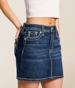Bottoms | Miss Me Mid-Rise Mini Denim Stretch Skirt K1459