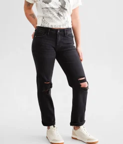 Jeans | KanCan Signature Mid-Rise Relaxed Stretch Jean Washed Black