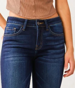 Jeans|Bottoms | Flying Monkey Mid-Rise Skinny Stretch Jean Coral Bells