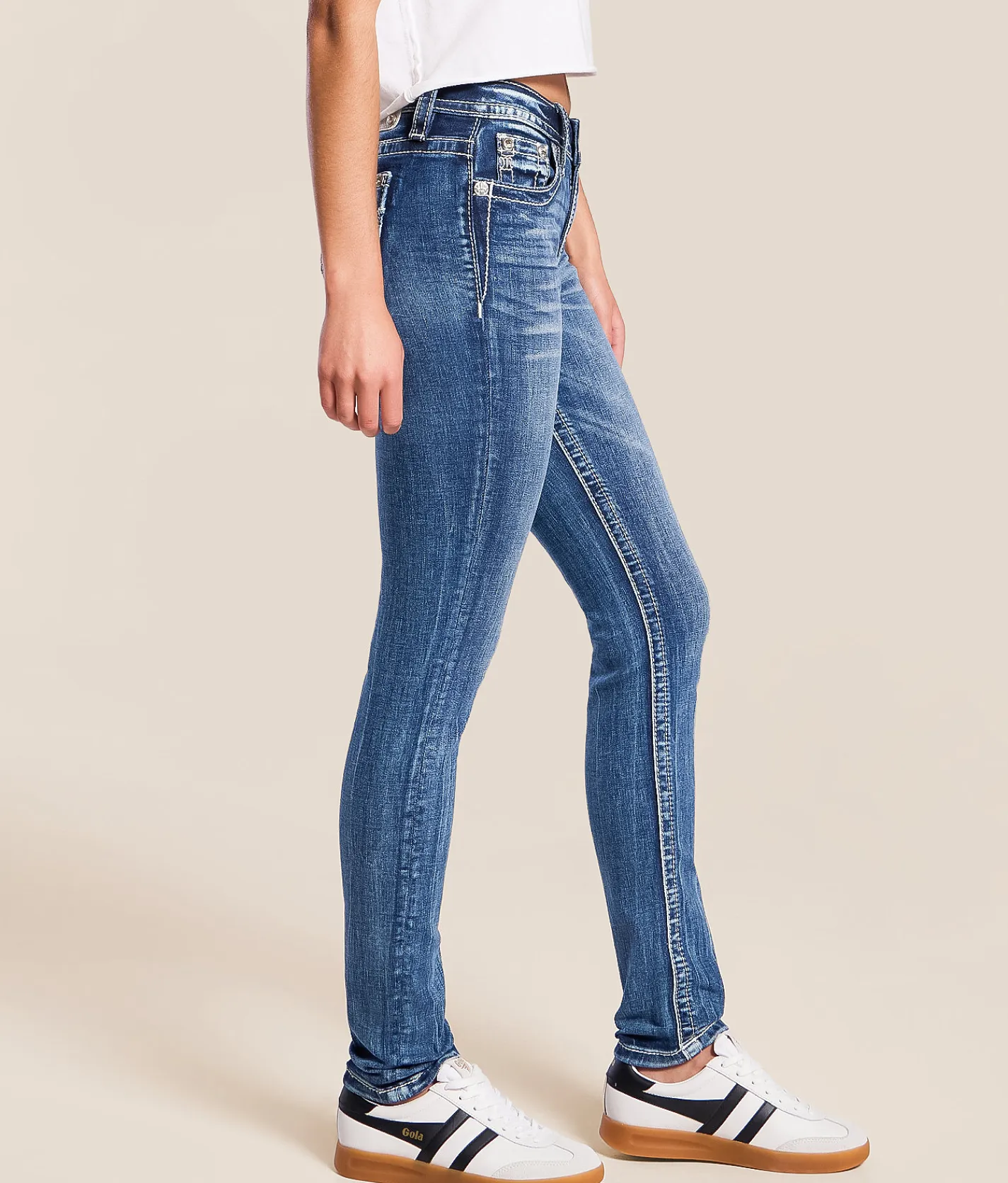 Jeans|Bottoms | Miss Me Mid-Rise Skinny Stretch Jean M1088