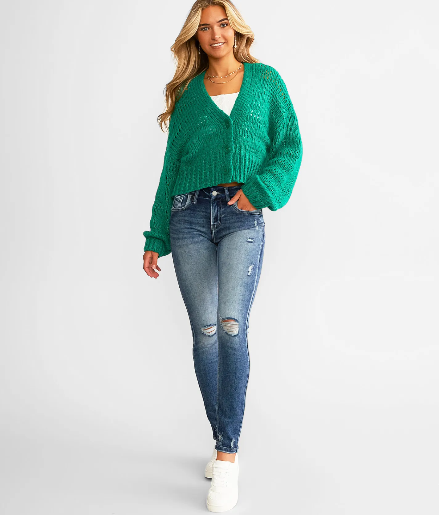 KanCan Signature Mid-Rise Skinny Stretch Jean Faith Discount